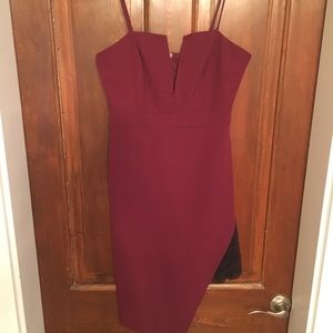 Burgundy Dress